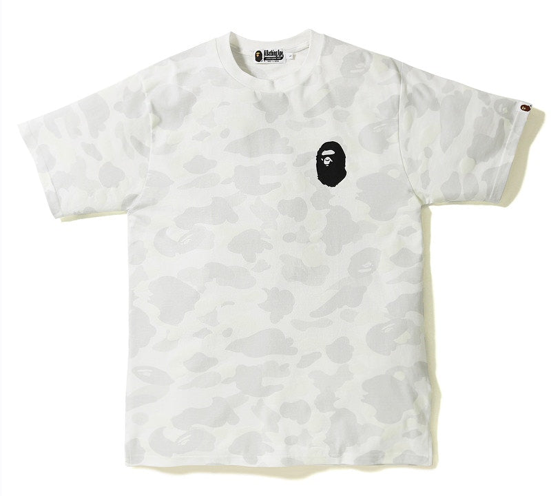 BAPE City Camo Side Slit Ape Head Tee White