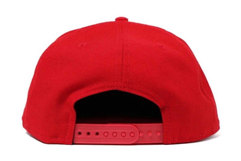 BAPE College New Era Snap Back Cap Red