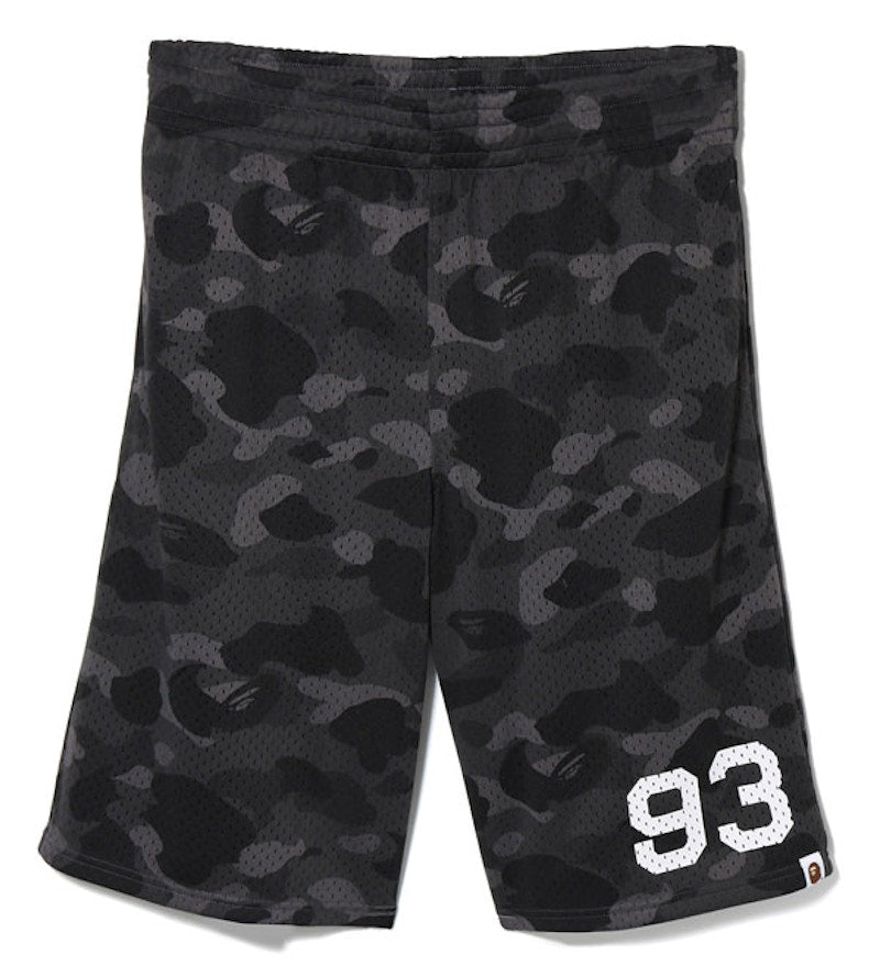 BAPE Color Camo Mesh Basketball Shorts Black