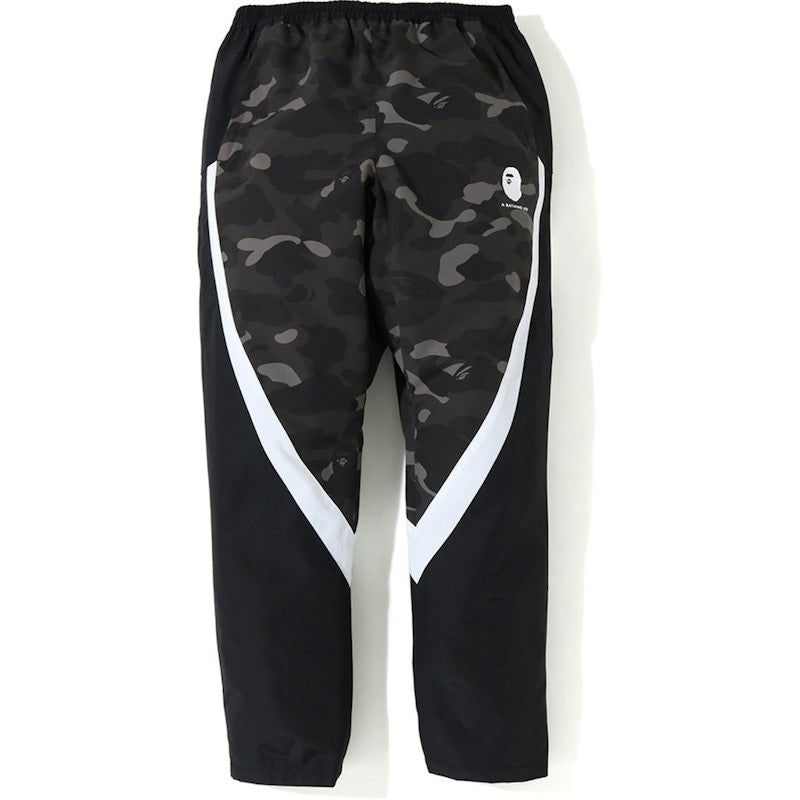 BAPE Color Camo Color Block Pants Black