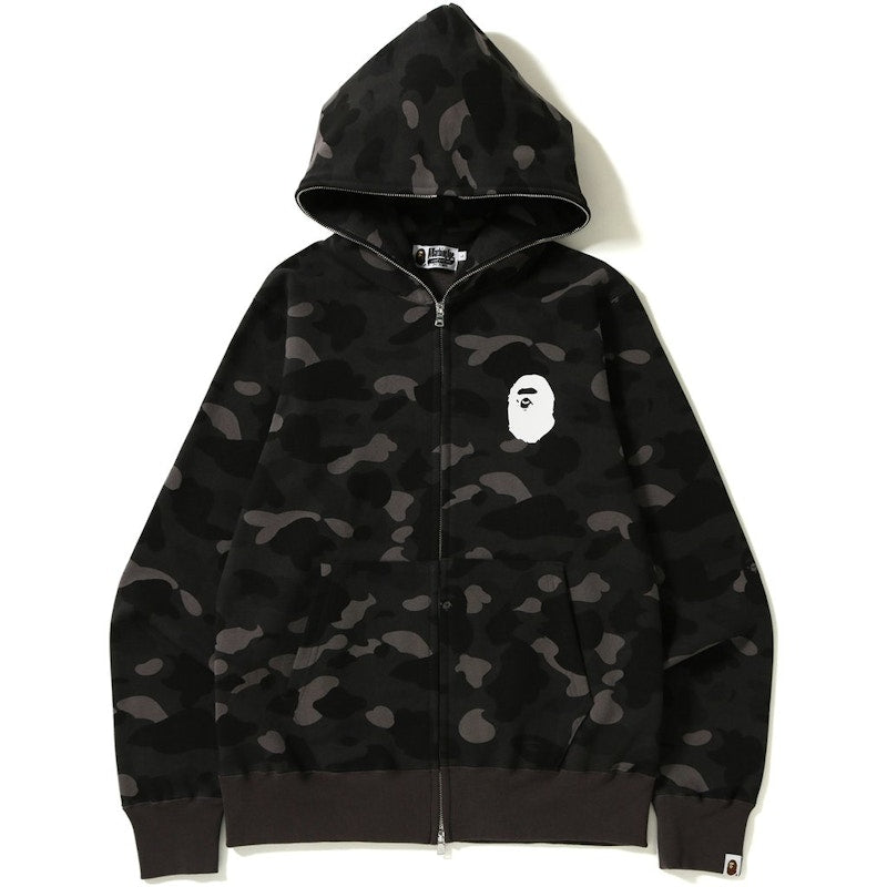 BAPE Color Camo Full Zip Hoodie Black