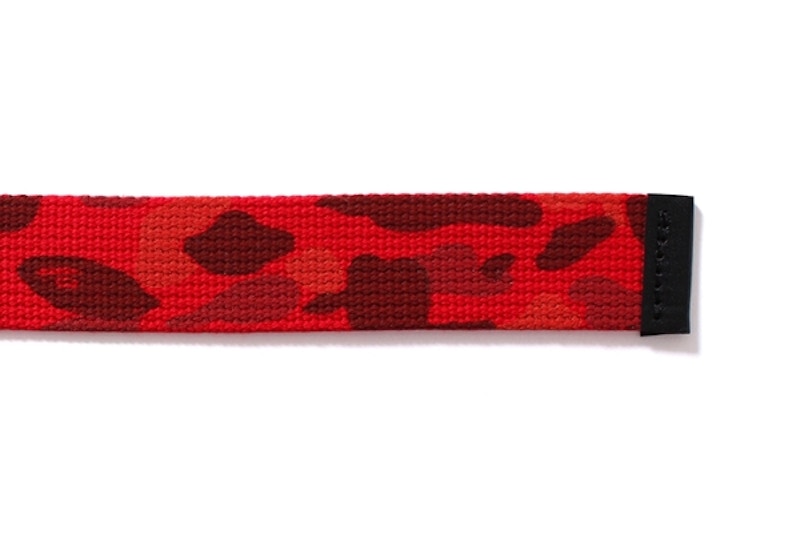 BAPE Color Camo Gi Belt Red Camo