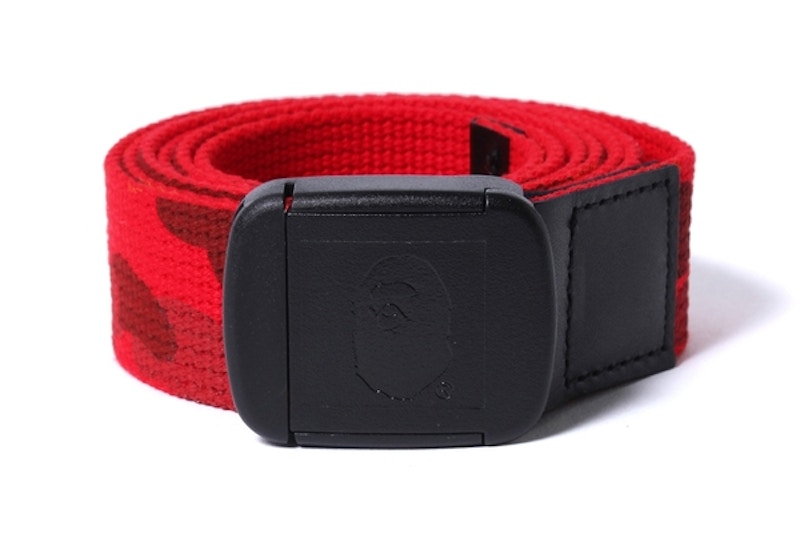 BAPE Color Camo Gi Belt Red Camo