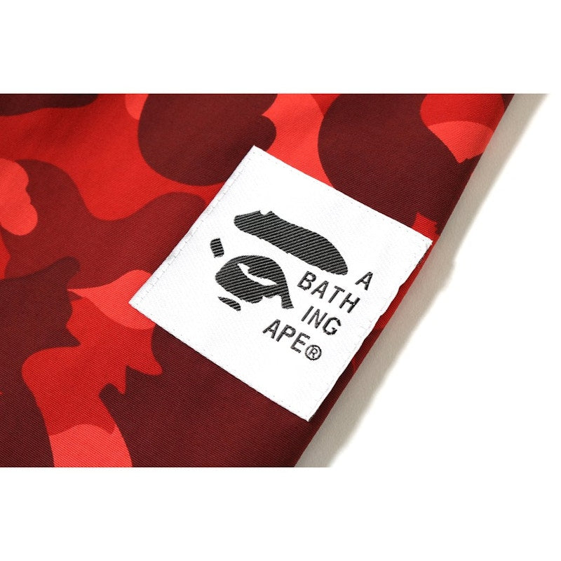 BAPE Color Camo Hoodie Jacket Red