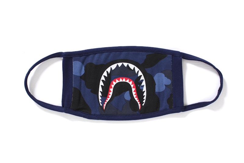 BAPE Color Camo Shark Mask Blue