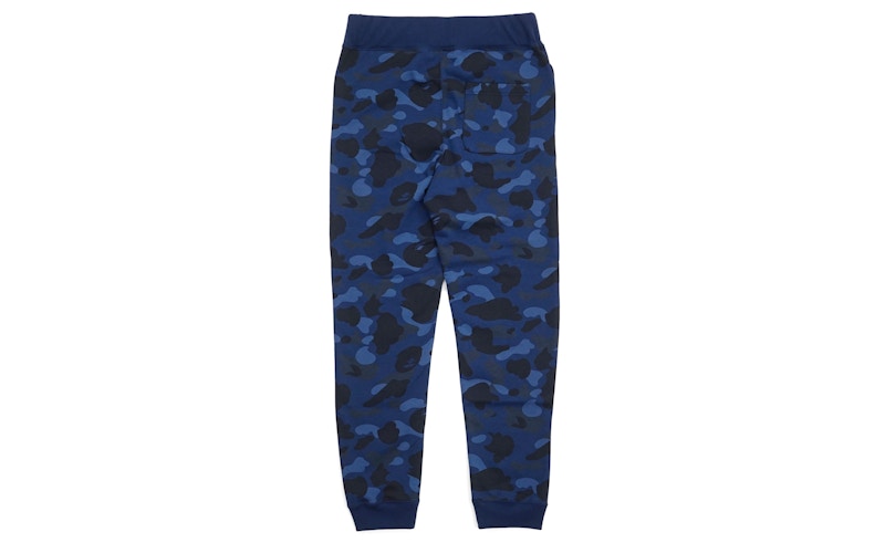 BAPE Color Camo Shark Slim Sweatpants Blue