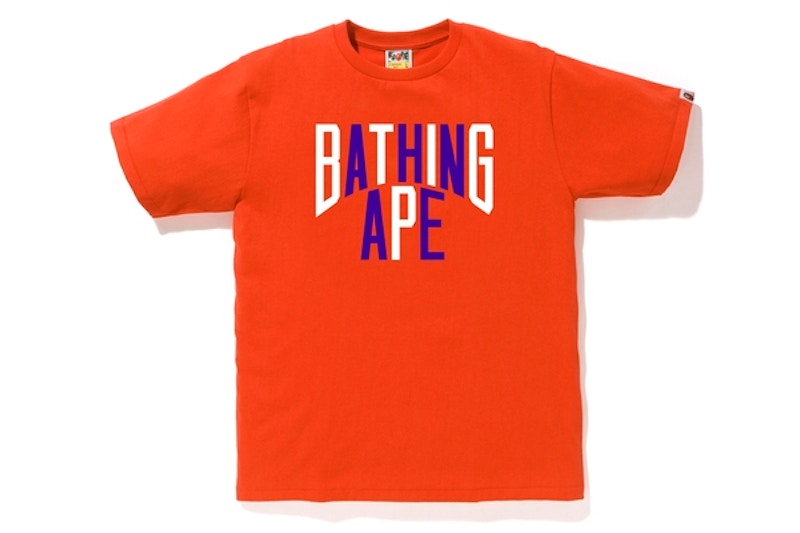 BAPE Colors NYC Logo Tee Orange