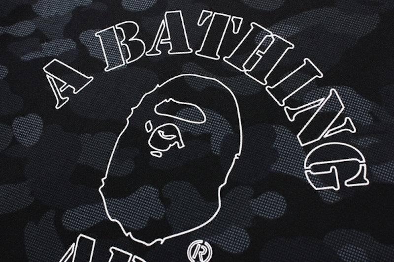 BAPE Dot Camo Wide Crewneck Black