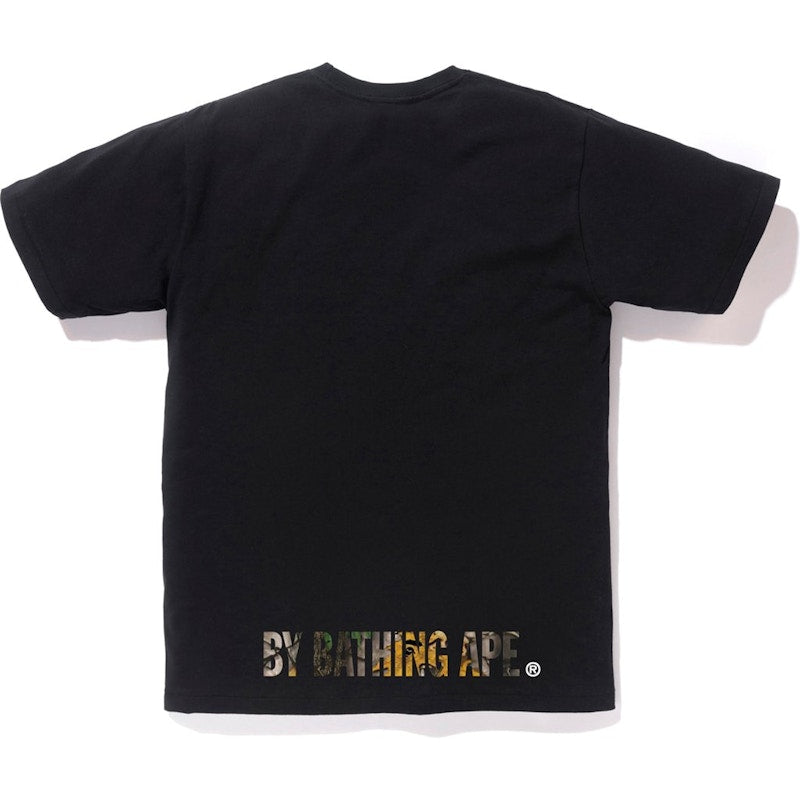 BAPE Forest Camo Ape Face Tee Black/Beige
