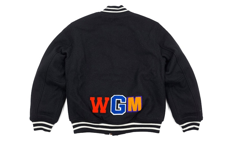 BAPE Front Facing Shark Varsity Black