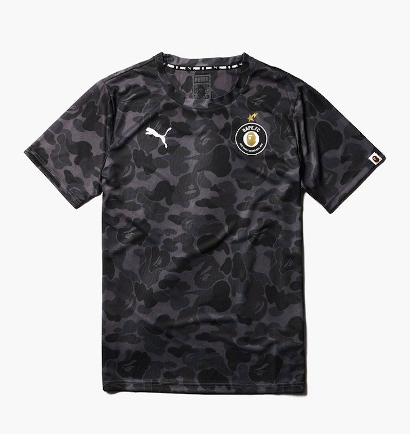 BAPE X Puma Full ABC Camo Tee Black