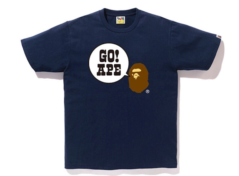 BAPE Go Ape Tee Navy