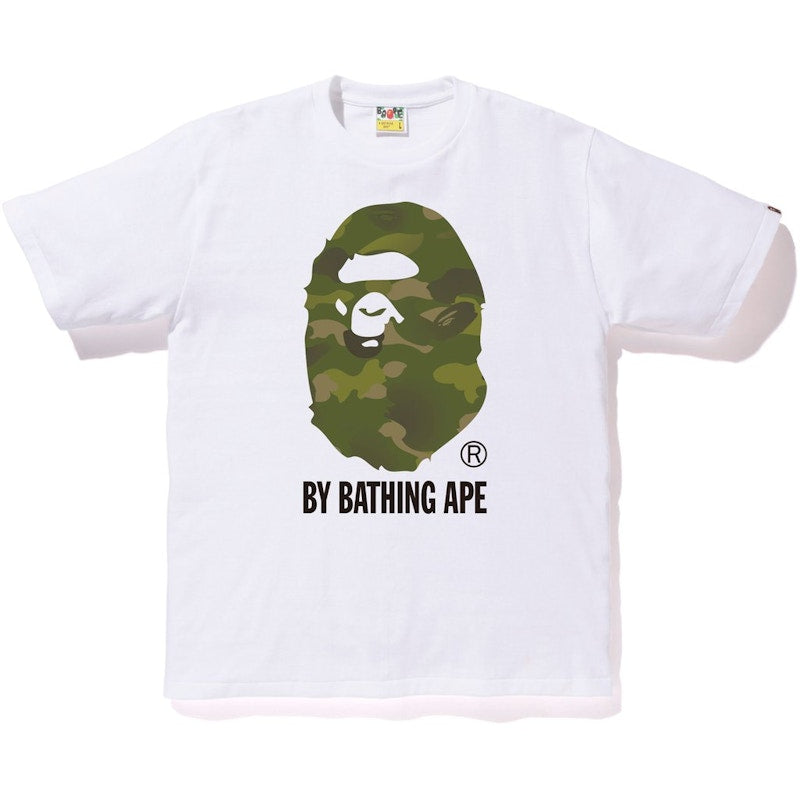 BAPE Gradation Camo By Bathing Tee White/Olivedrab