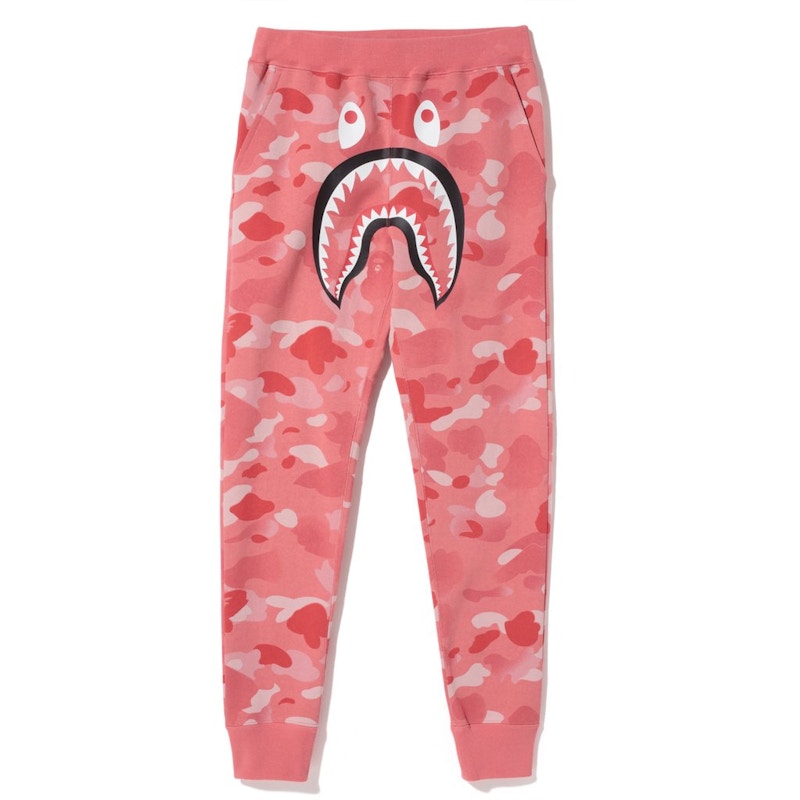 BAPE Gradation Camo Shark Slim Sweat Pants Pants (Ladies) Pink