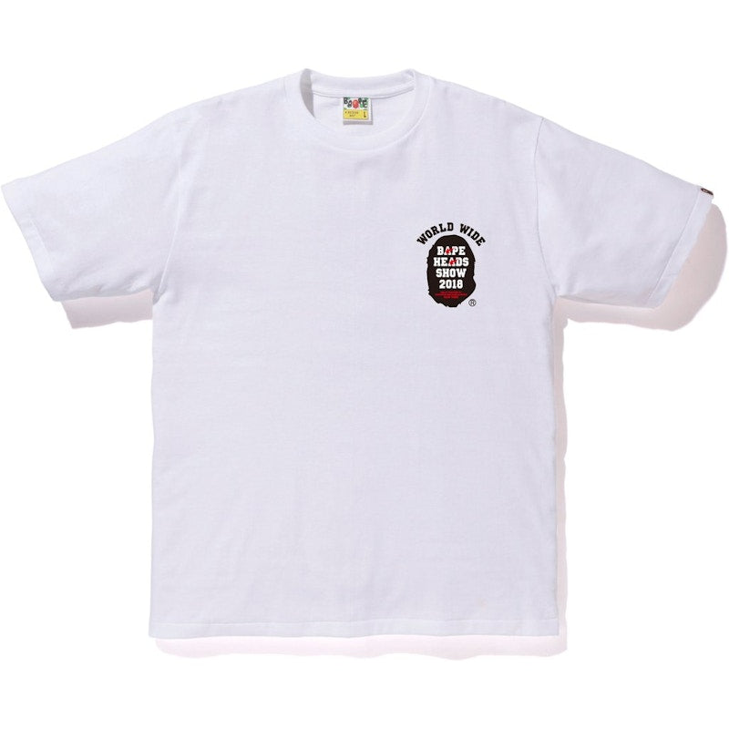 BAPE Heads Show Hulu Theater Tee White