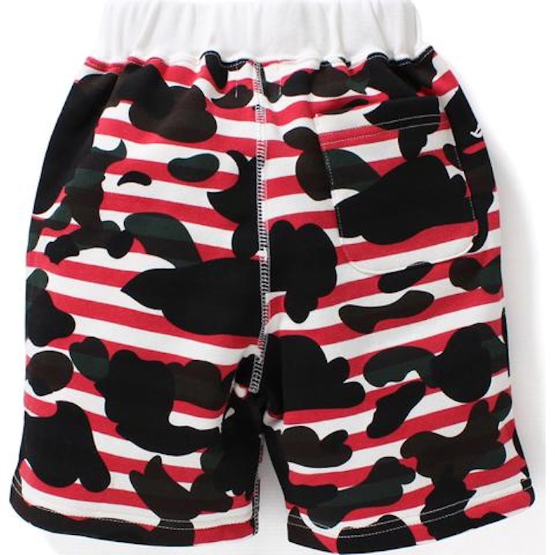 BAPE Hoop Camo Shorts Shorts (Kids) Red