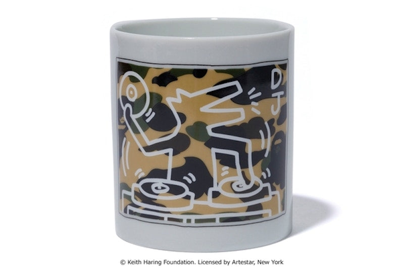 BAPE Keith Haring Mug White