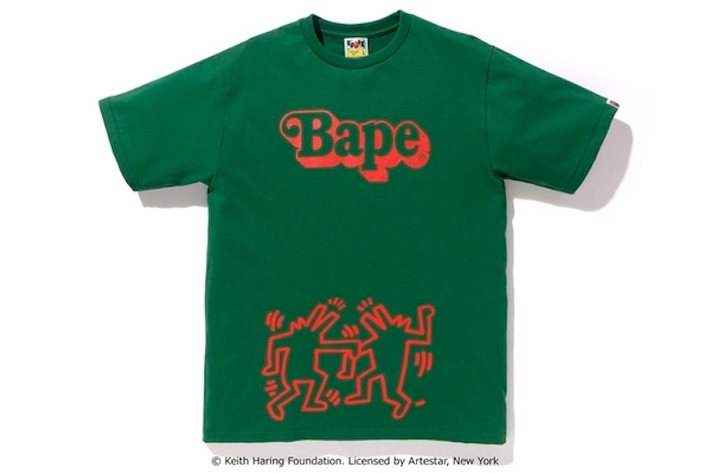 BAPE Keith Haring Tee 4 Green
