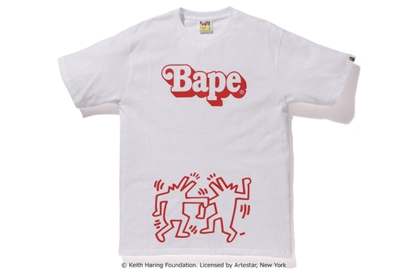 BAPE Keith Haring Tee 4 White