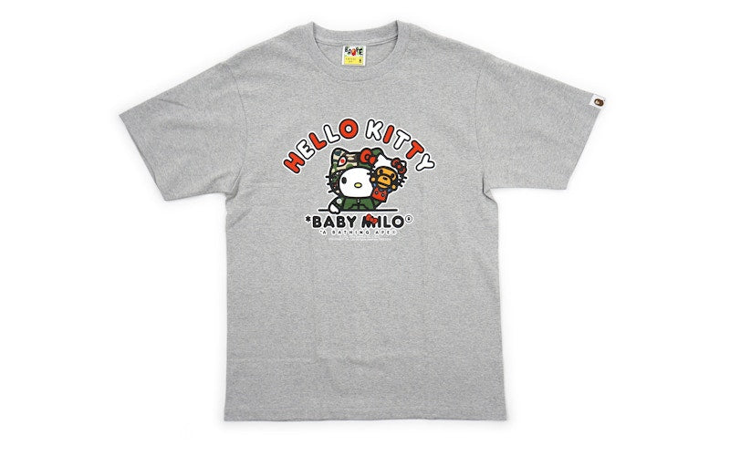BAPE Sanrio Hello Kitty Milo Puppet Tee Grey