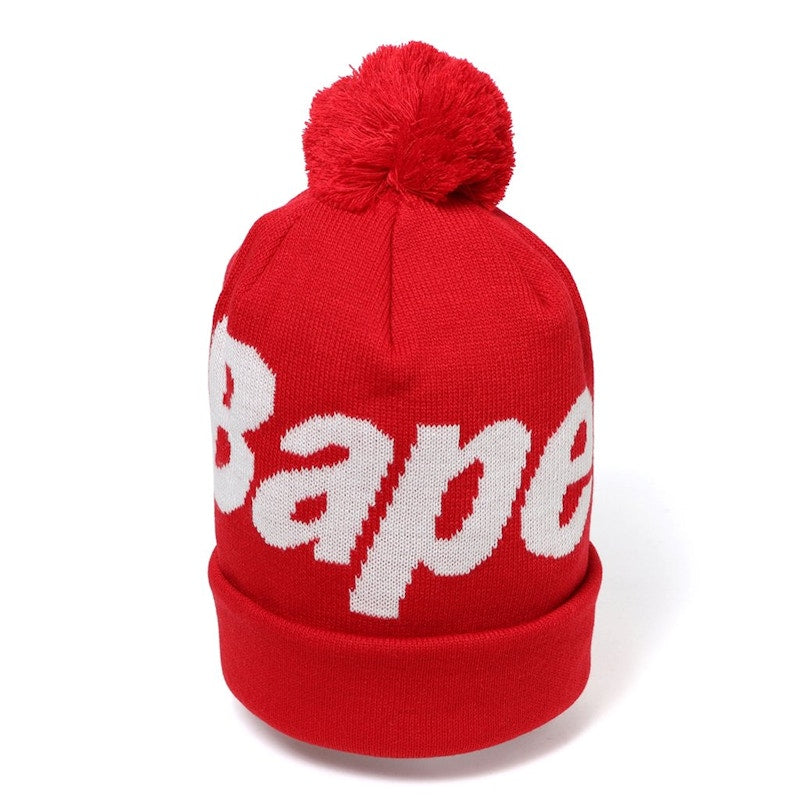 BAPE Knit Cap Red