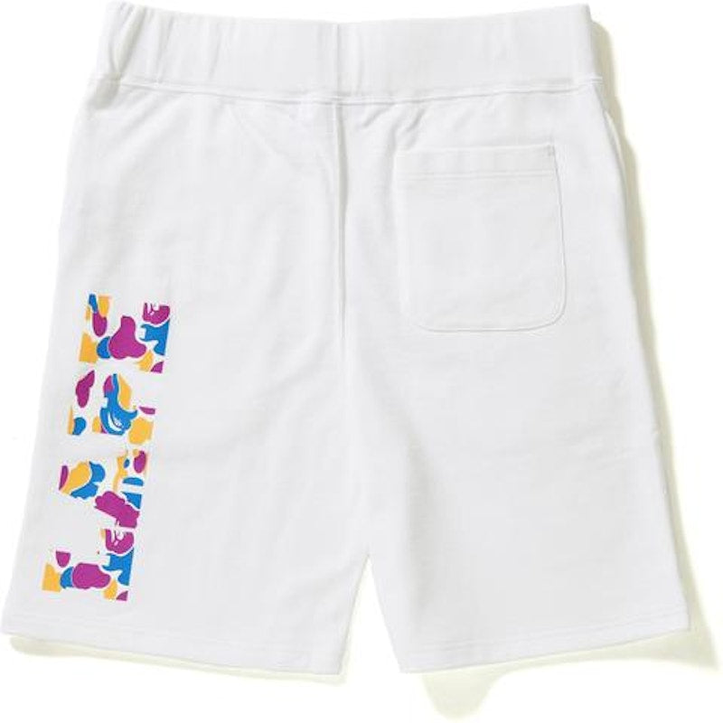 BAPE La College Sweat Shorts Shorts White