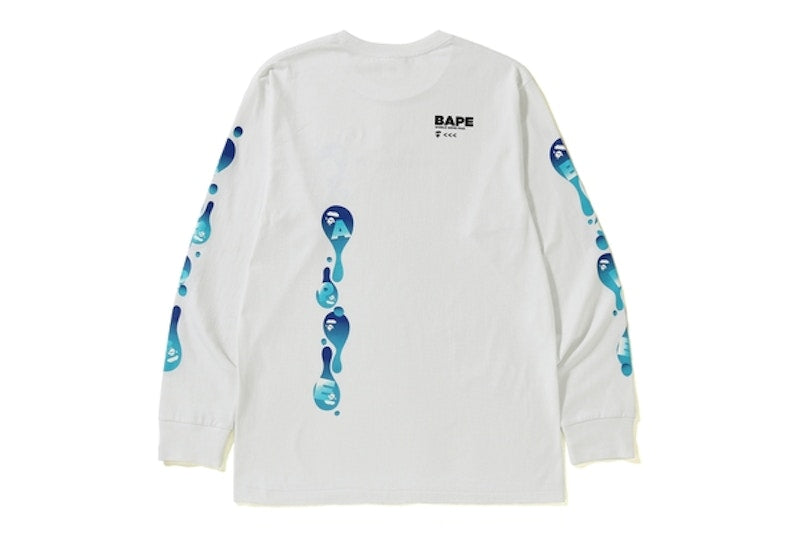 BAPE Lava L/S Tee White