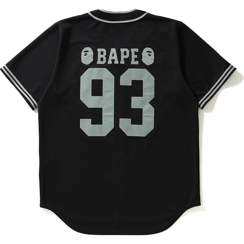 BAPE Majestic Baseball Shirt Shirt Black