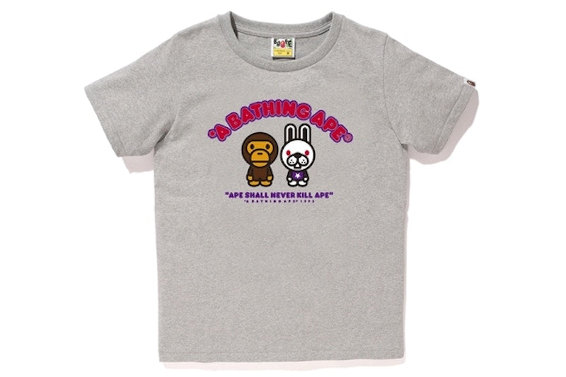BAPE Milo and Baby Doppy Tee (Ladies) Gray