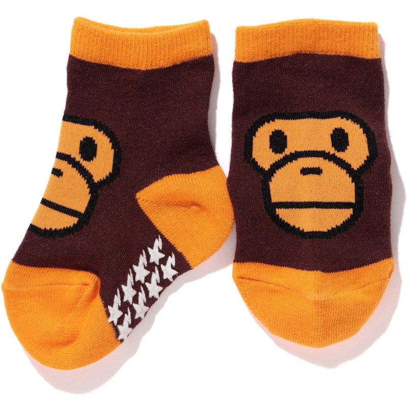 BAPE Milo Baby Socks Kb Kb (Kids) Brown