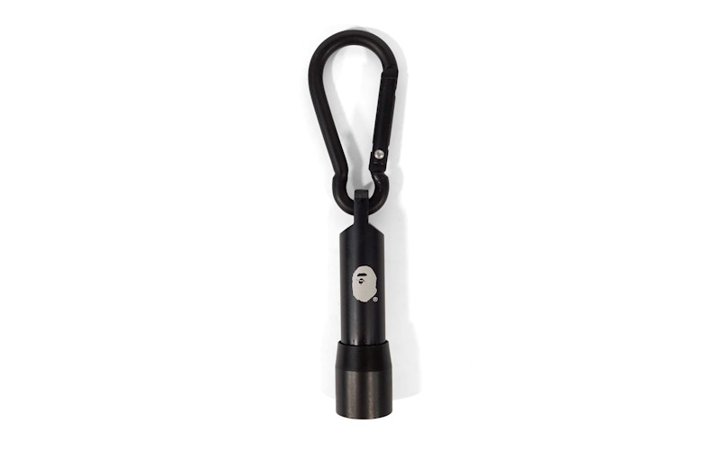 BAPE Mini Carabiner Flashlight Black