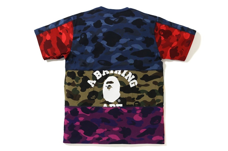 BAPE Mix Camo Tee Multi