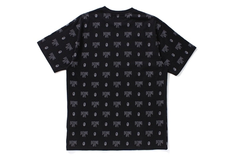 BAPE Monogram Tee Black