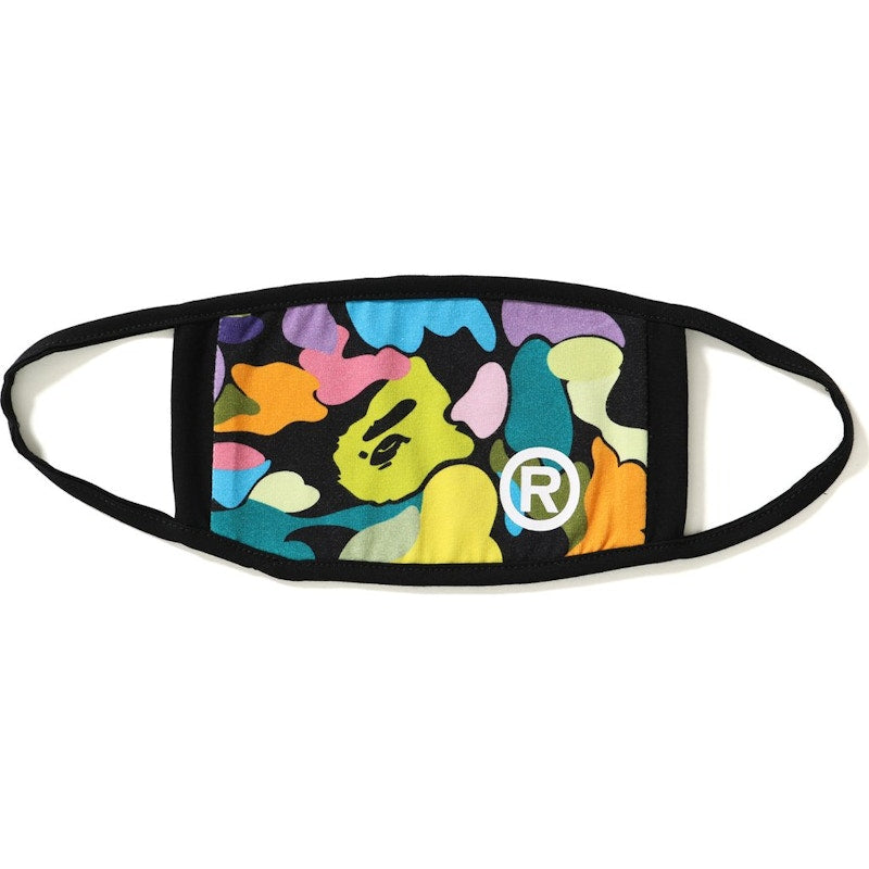 BAPE Multi Camo Mask Black