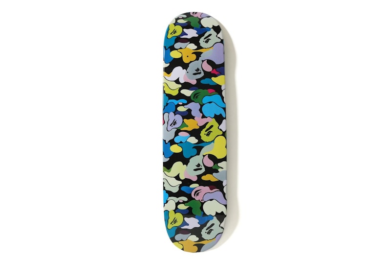 BAPE Multi Camo Skateboard Deck Black