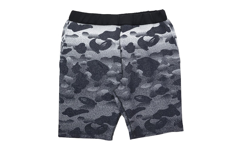 BAPE Noise Camo Sweatshorts Black/White