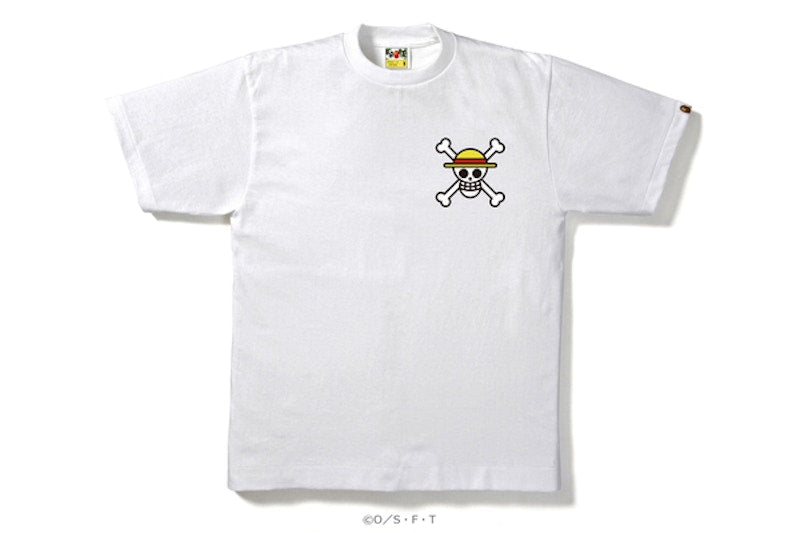 BAPE One Piecechopper X Milo Tee White