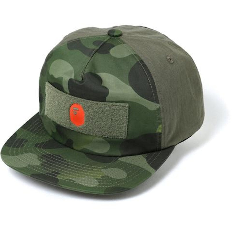 BAPE Patched Snap Back Cap Cap Green