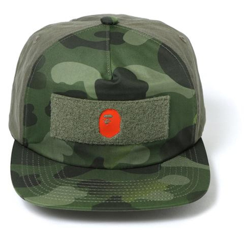 BAPE Patched Snap Back Cap Cap Green