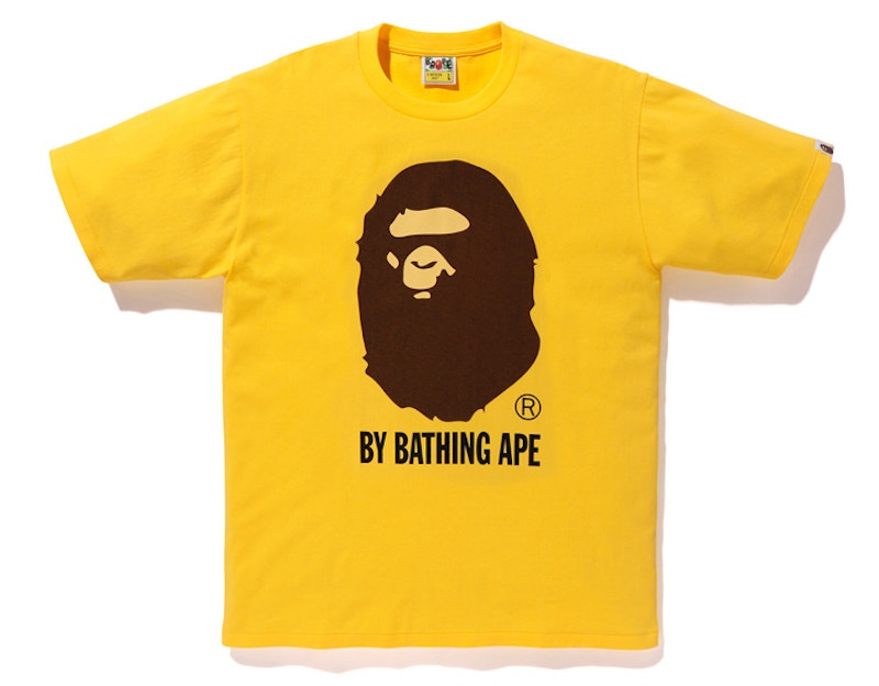 BAPE Pigment By Bathing Tee Yellow