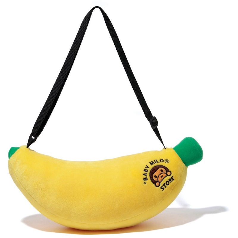 BAPE Plush Doll Bag Banana Yellow