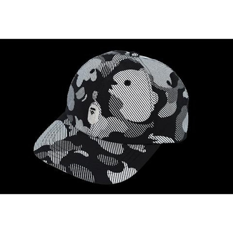 BAPE Reflection Camo Cap Cap Black
