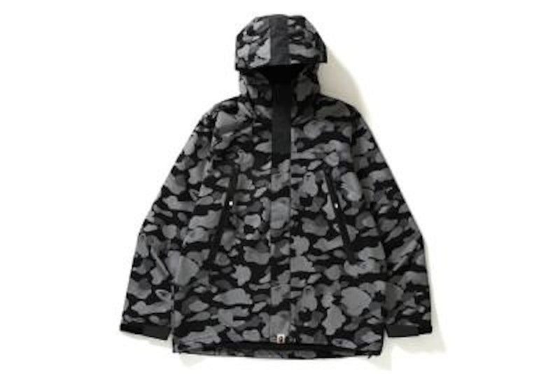 BAPE Reflection Camo Hoodie Jacket Jacket Black