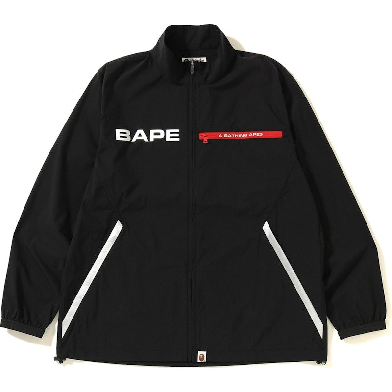 BAPE Relaxed Stand Collar Zip Jacket Black