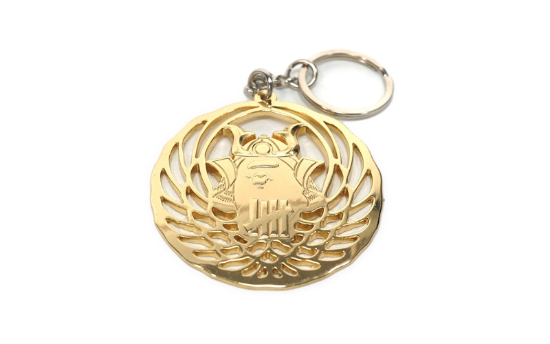 BAPE Undedeated Samurai Keychain Gold