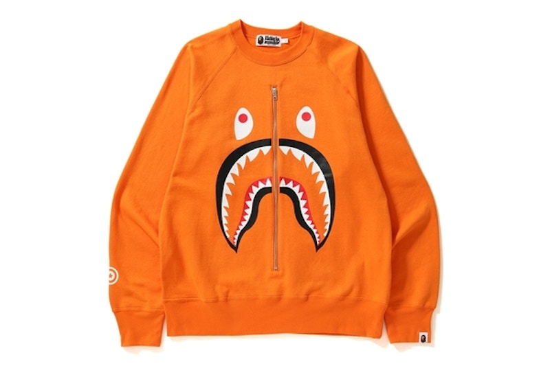 BAPE Shark Crewneck Orange
