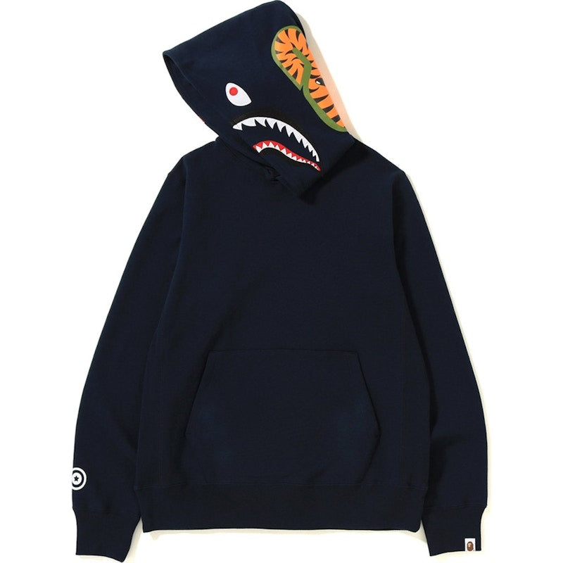 BAPE Shark Pullover Hoodie Navy