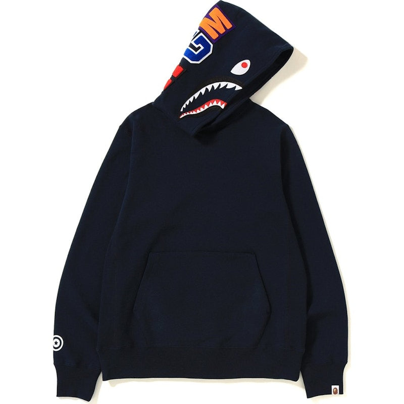 BAPE Shark Pullover Hoodie Navy