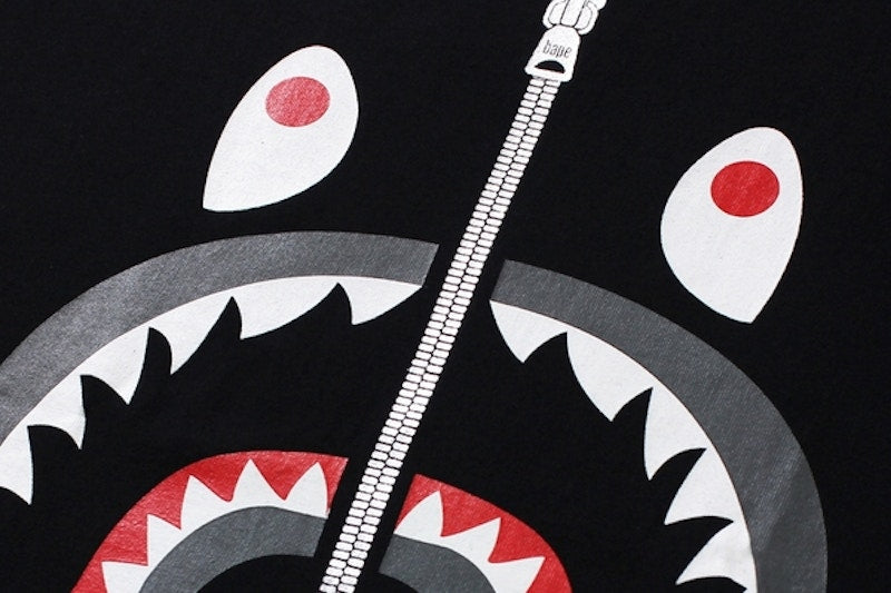 BAPE Shark Tee Black