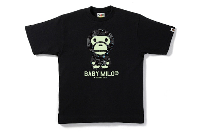 BAPE Space Camo Baby Milo Tee Black